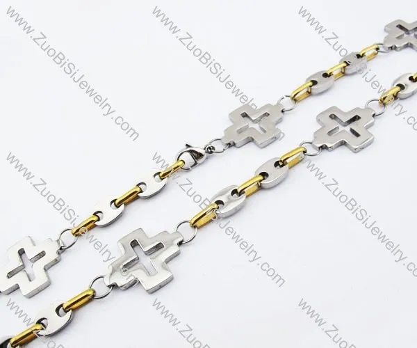 Stainless Steel Cross Necklace -JN150080