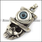 Evil Eye Skull Pendant p005276