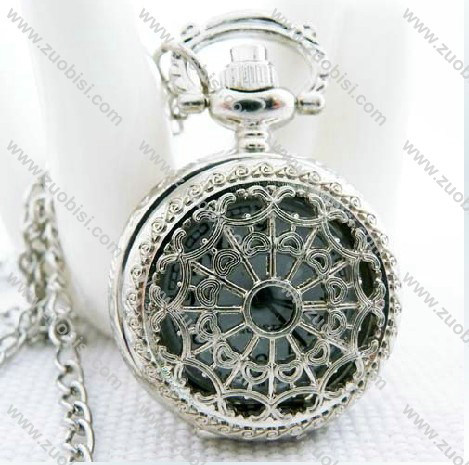 Silver Spider Web Pocket Watch Chain - PW000023
