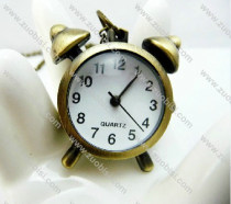 Vintage Brass Clock Pocket Watch for Girls PW000273