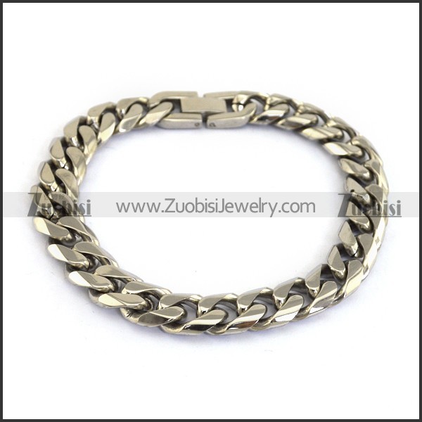 Great Quality 316L Steel men's stamping bracelet -b001520