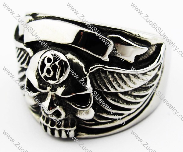 81 Skull Rings in stainless steel -JR010092