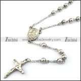Rosary Necklace Stainless Steel n001603