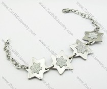 Stainless Steel Five-pointed star Bracelet -JB140027