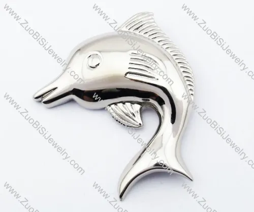 Stainless Steel porpoise Pendant-JP330012