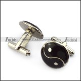 YinYang Stainless Steel Cuff-link c000148