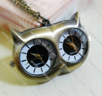 Vintage Large Owl Pocket Watch Chain - PW000008