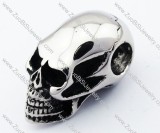 Heavy Solid Stainless Steel Skull Pendant-JP330057