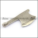 Stainless Steel Ax Pendant p003378