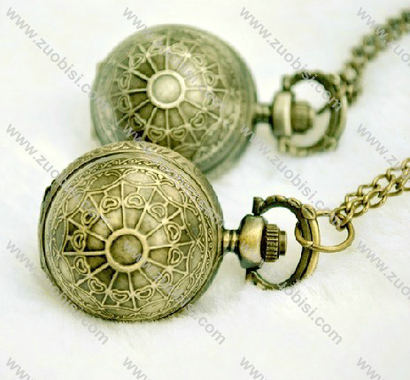 Anti-brass Ball Pocket Watch Chain with lobster clasp -PW000103