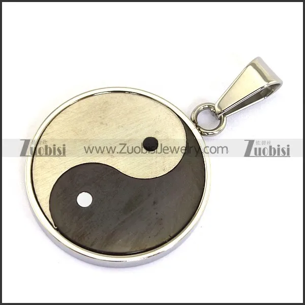 Stainless Steel Eight Diagrams Pendants -p000341