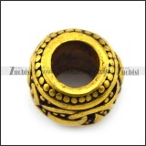 Vintage Gold Plating Steel Bead Charm a000399
