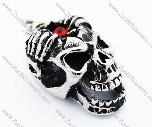 Stainless Steel Skull pendant - JP300029