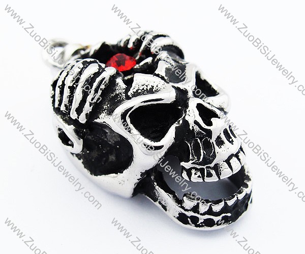 Stainless Steel Skull pendant - JP300029