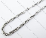Stainless Steel necklace -JN100054