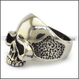 punk skull ring for biker r001147