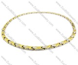 Stainless Steel Magnetic Necklace - JN250002
