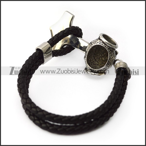 Tiger Hammer Genuine Leather Bracelet b006305