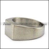 blank stainless steel signet ring with cheap wholesale price r004690