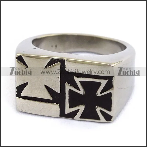 Double Iron Cross Ring r003674