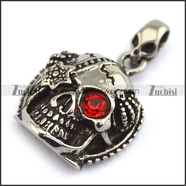 Stainless Steel Skull Pendant -p000779