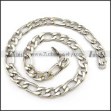 Stainless Steel Figaro Chain n001419