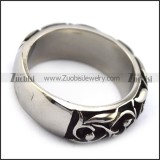 Stainless Steel Casting Vine Ring r004381