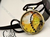 Fashion Big Pinwheel Pocket Watch Chain - PW000064-C