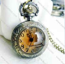 Vintage Tawny Face Pocket Watch Chain - PW000020