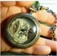 Antique Mechanical Pocket Watch with chain -pw000390