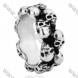 Stainless Steel skull Ring - JR350044