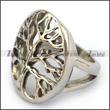 Hollow Tree of Life Casting Oak Ring r003679