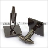 Black Gun Metal Cooper Cufflinks c000054