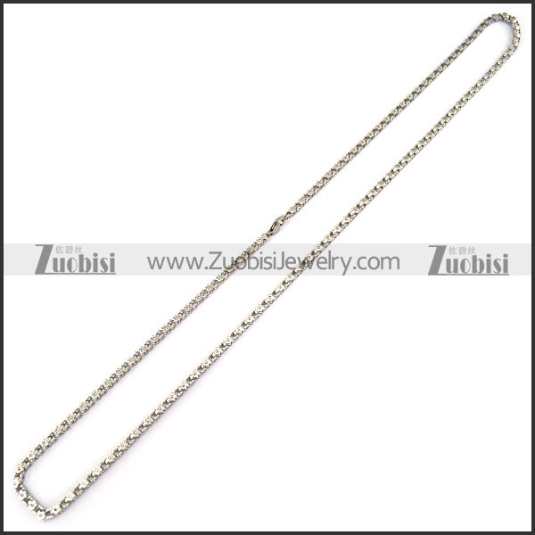 Stainless Steel Box Chain in 3MM Wide n001183