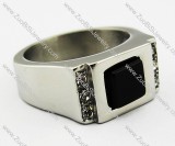 Stainless Steel Stone Ring -JR080018