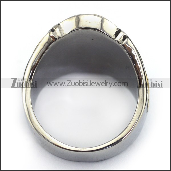 American Flag Skull Ring r003432