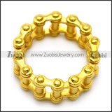 24K Gold Plating Motorcycle Chain Ring for Bikers r005233