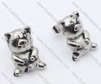 Stainless Steel Pig Earring - JE050069