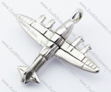 Stainless Steel airplane Pendant-JP330016