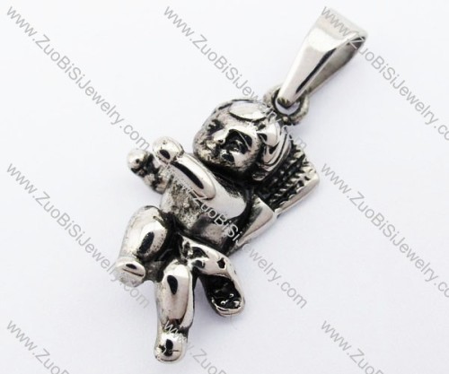 Stainless Steel Cupid Pendant - JP420016