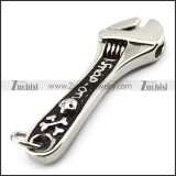 Stainless Motorcycle Spanner Pendant p004851