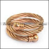 Rose Gold Wire Ring r003829