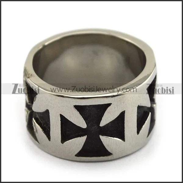 Malta Cross Ring in Wide Band -JR350244