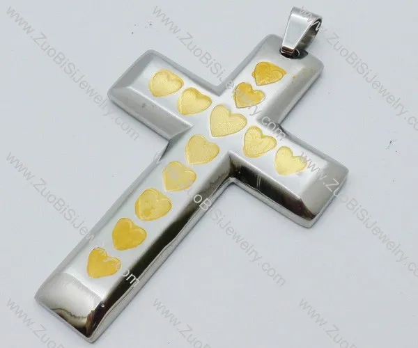Stainless Steel Cross Pendant -JP050606