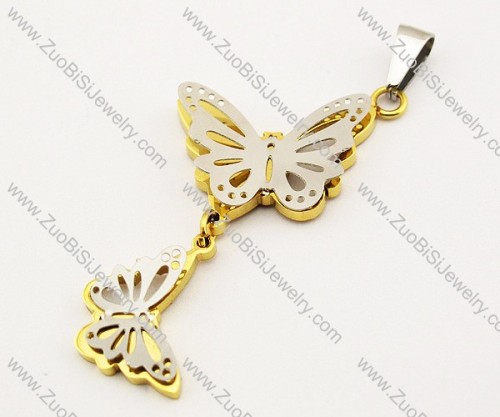 Stainless Steel Butterfly Pendant -JP140057
