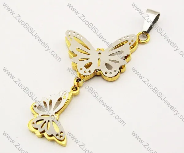 Stainless Steel Butterfly Pendant -JP140057