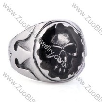 Stainless Steel Skull Ring - JR350135