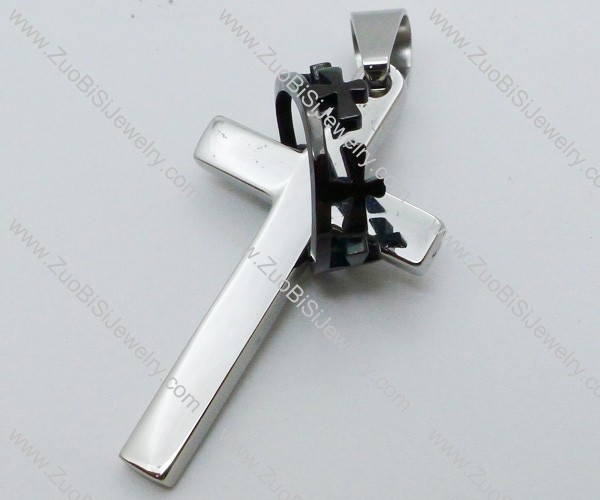 Stainless Steel Cross Pendant -JP050629