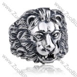 Stainless Steel Lion Ring - JR350103