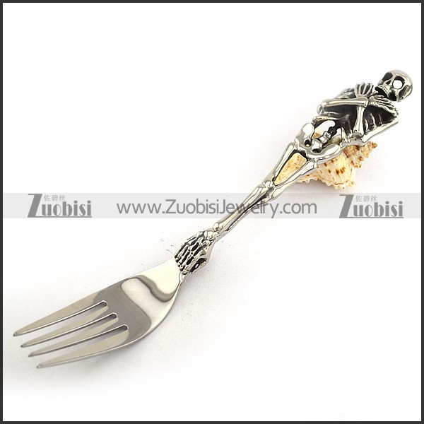 Stainless Steel Dinnerware Skull Fork a000049